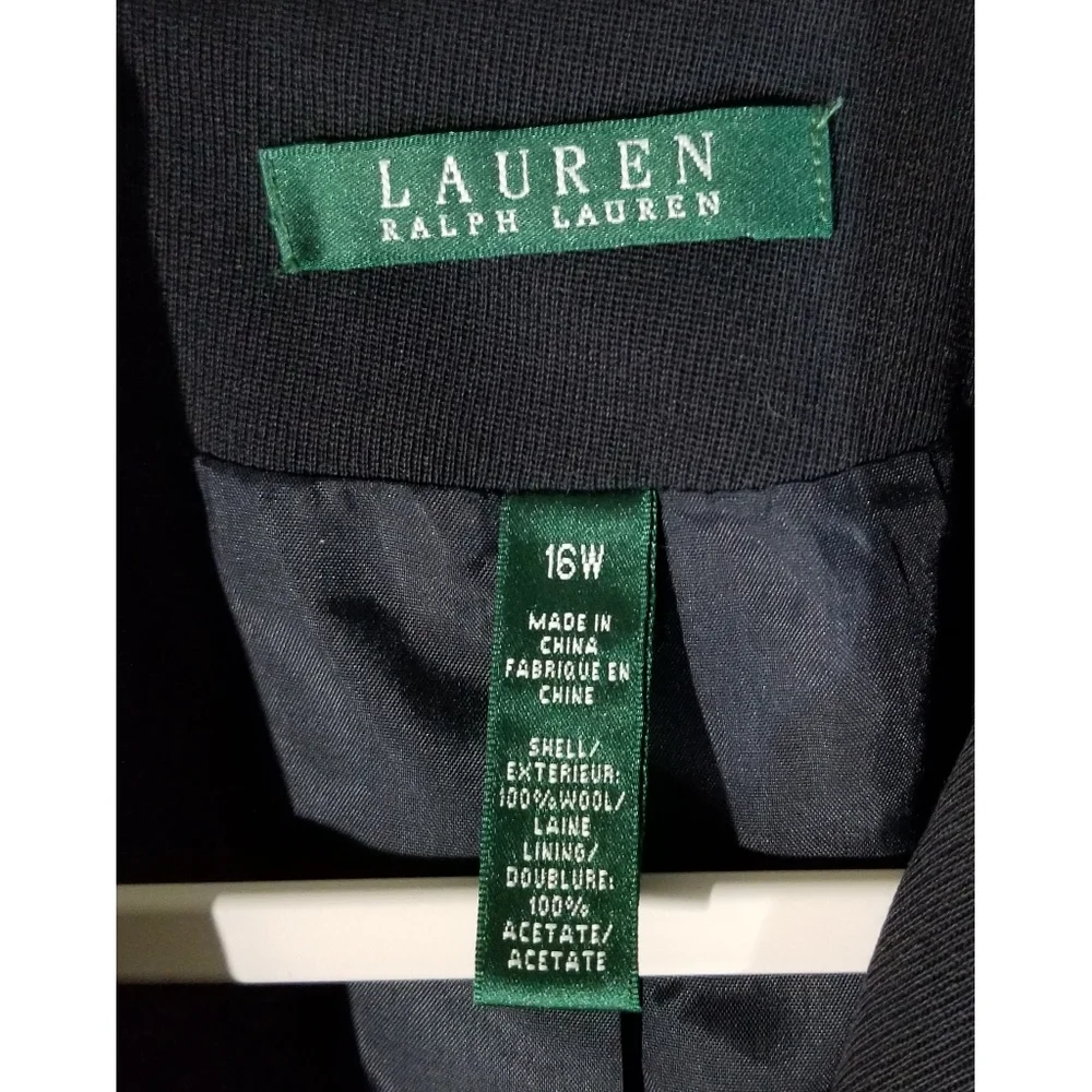 Polo by Ralph Lauren Black Blazer with Gold Accents - Picture 5 of 6